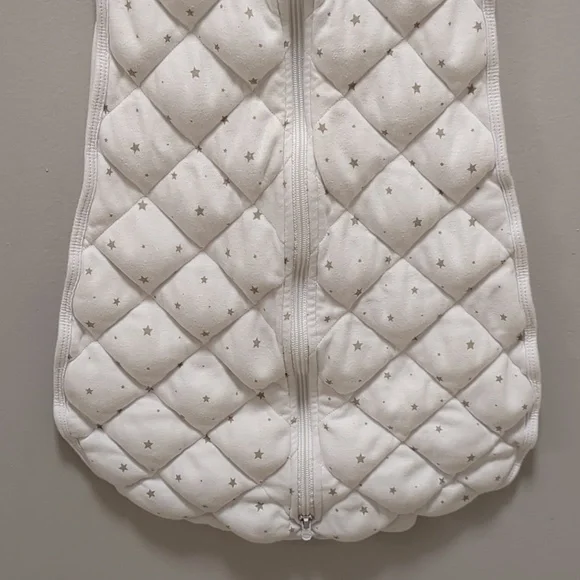 Dreamland Baby Dream Weighted Sleep Sack Quilted White 100% Cotton 6–12 Months - Picture 3 of 10